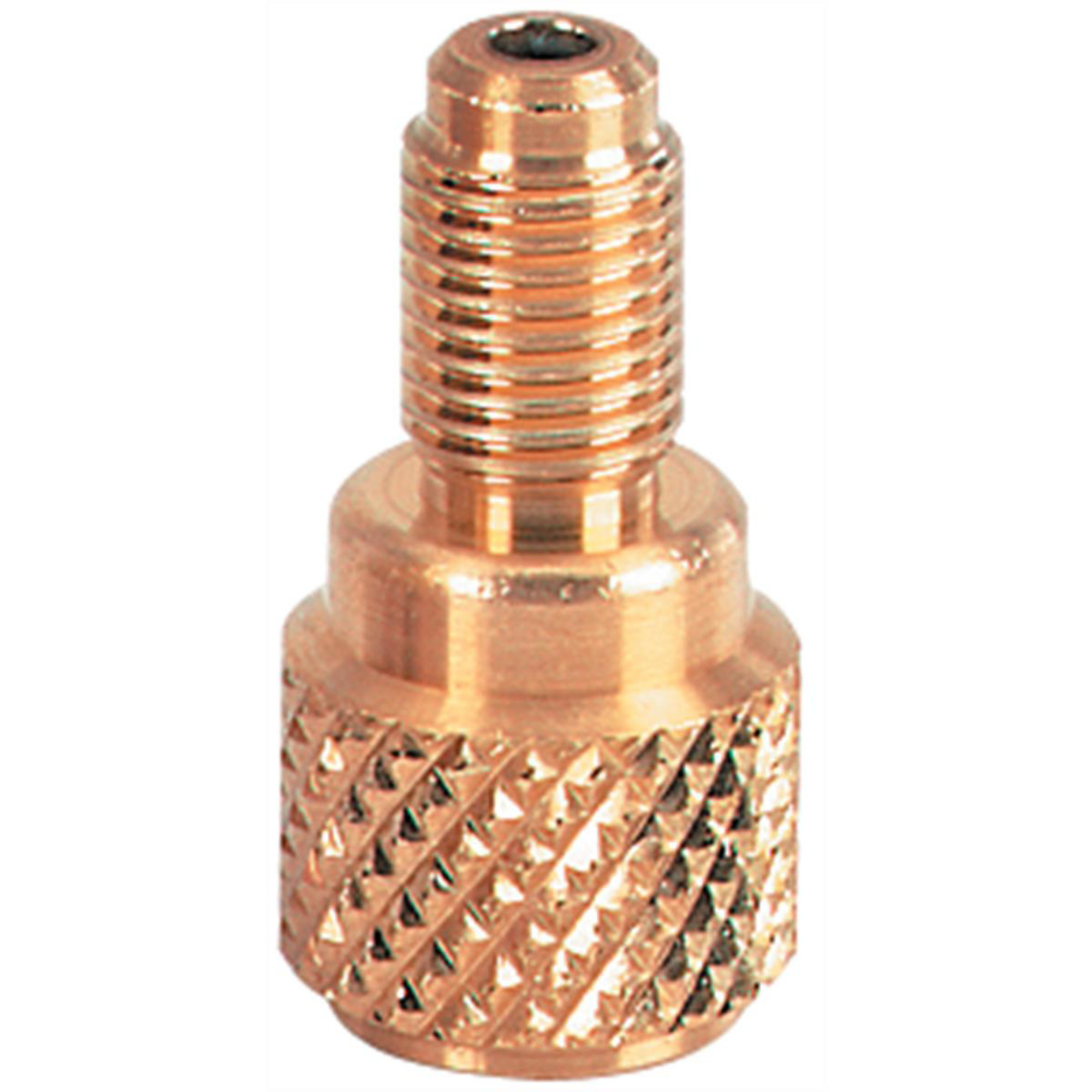 CPS Products Brass R134A Refrigerant Tank Adapter — 1/2in. ACME Female to 1/4in. SAE Male, 3 Pk., Model# CPSAD84